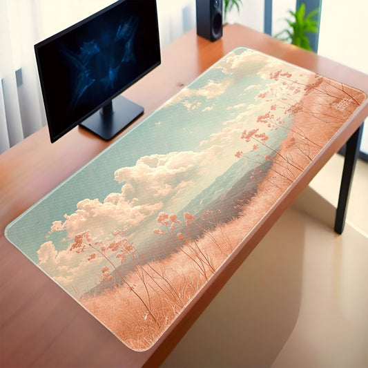 Tranquil Meadow Stiched Desk Mat