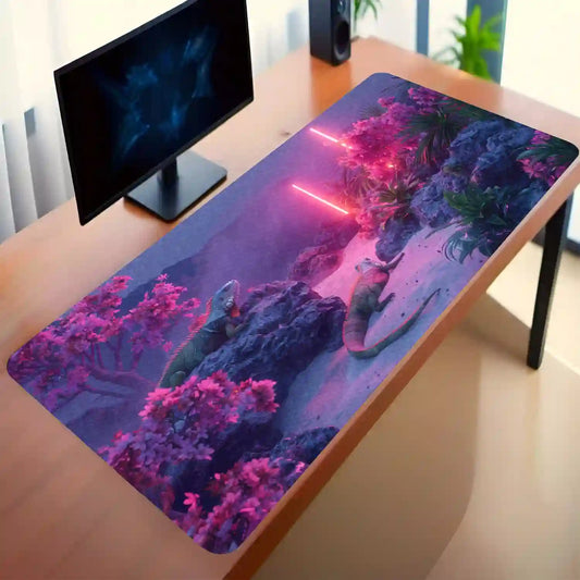 Neon Jungle Oasis Desk Mat