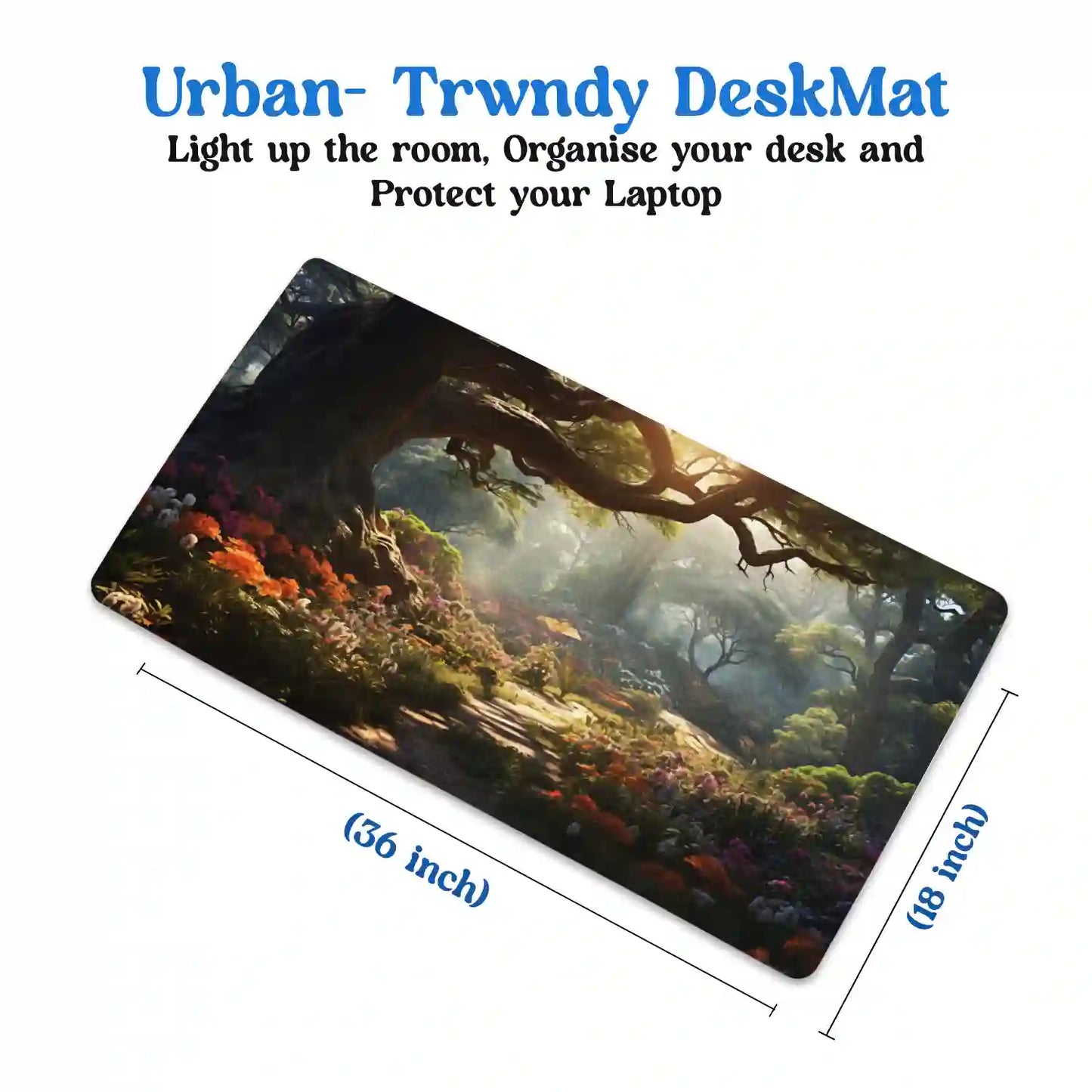Enchanted Forest Pathway Desk Mat