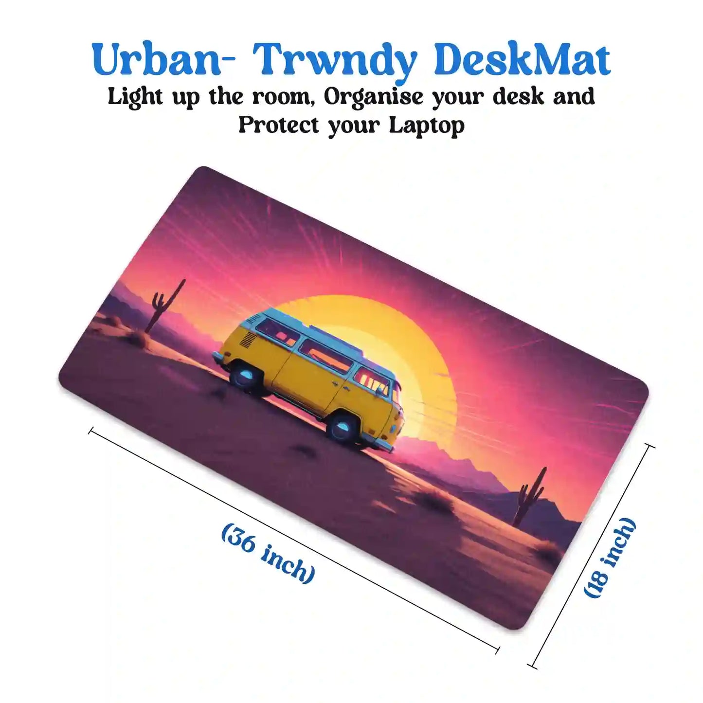 Sunset Journey Desk Mat