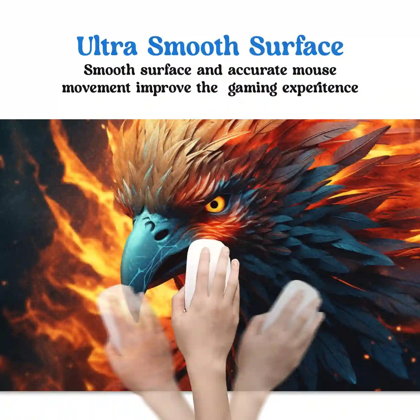 Ethereal Forest eagle Desk Mat