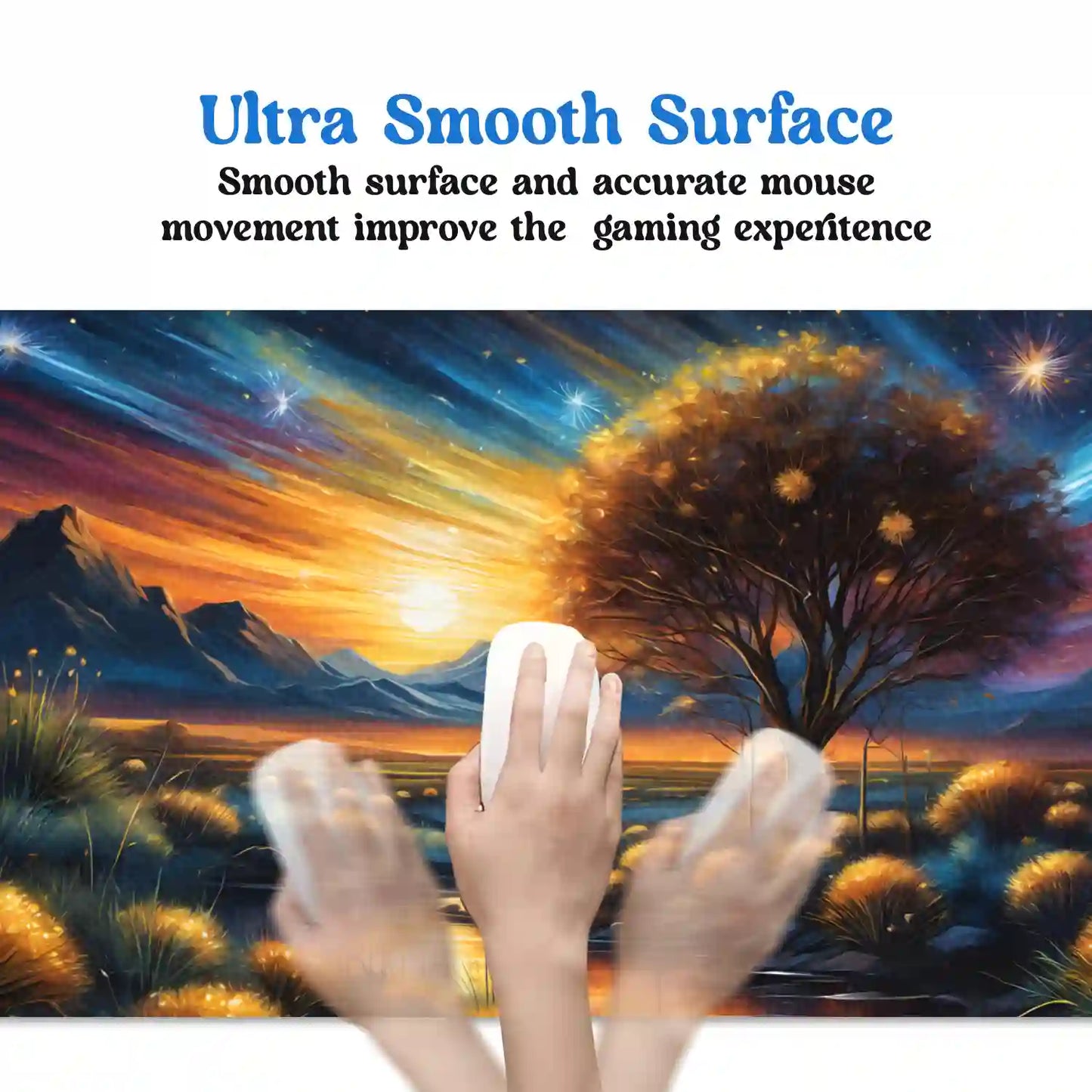 Celestial Sunset Oasis Desk Mat
