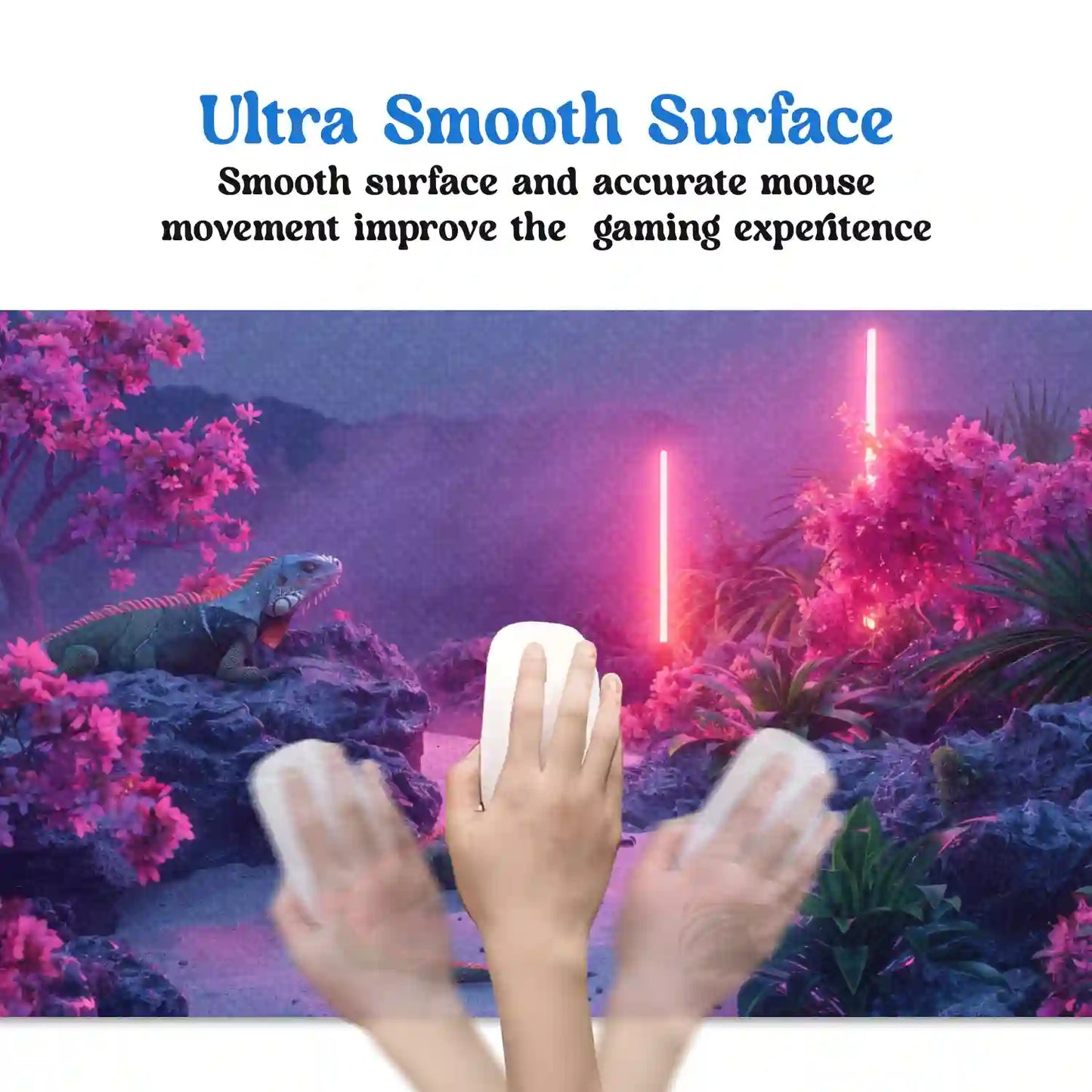 Neon Jungle Oasis Desk Mat