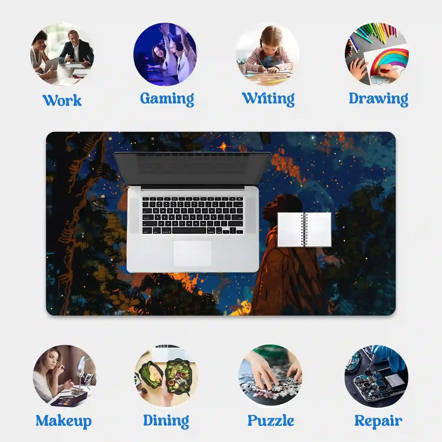 Stargazer's Dream Desk Mat