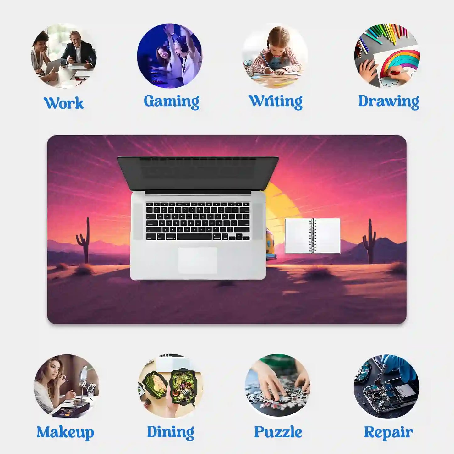 Sunset Journey Desk Mat