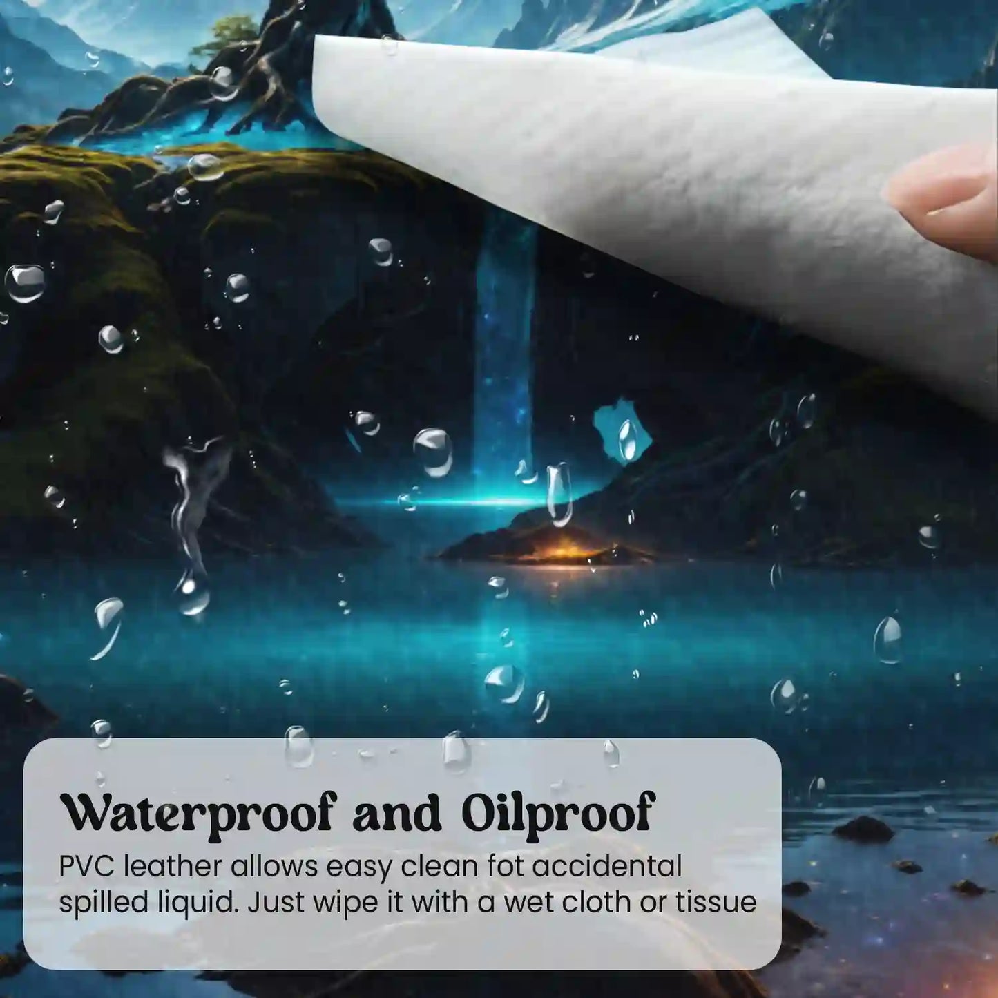 Moonlit Enchanted Tree Desk Mat