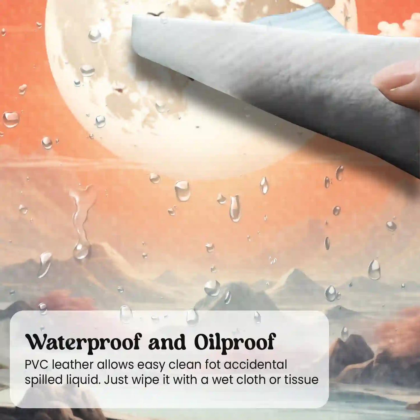 Moonlit Tranquility Desk Mat