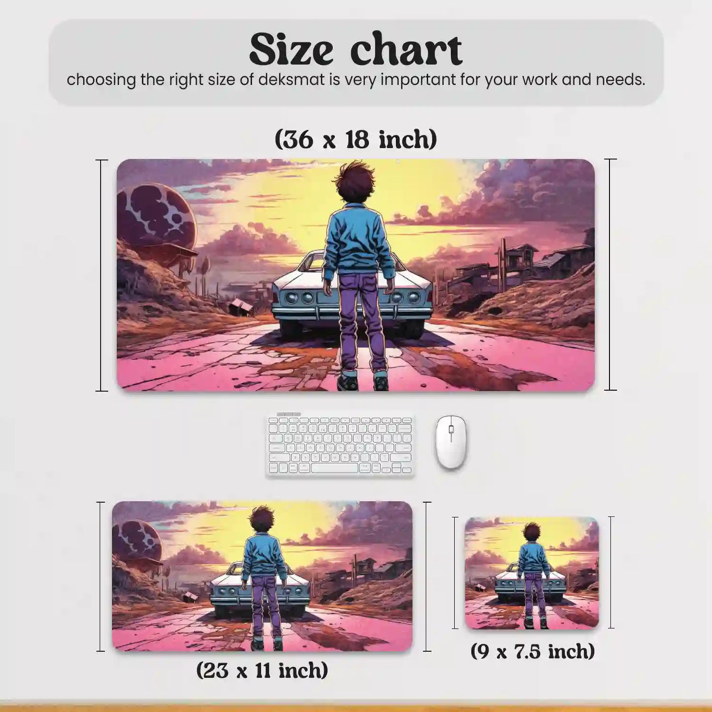 Journey into the Unknown Desk Mat