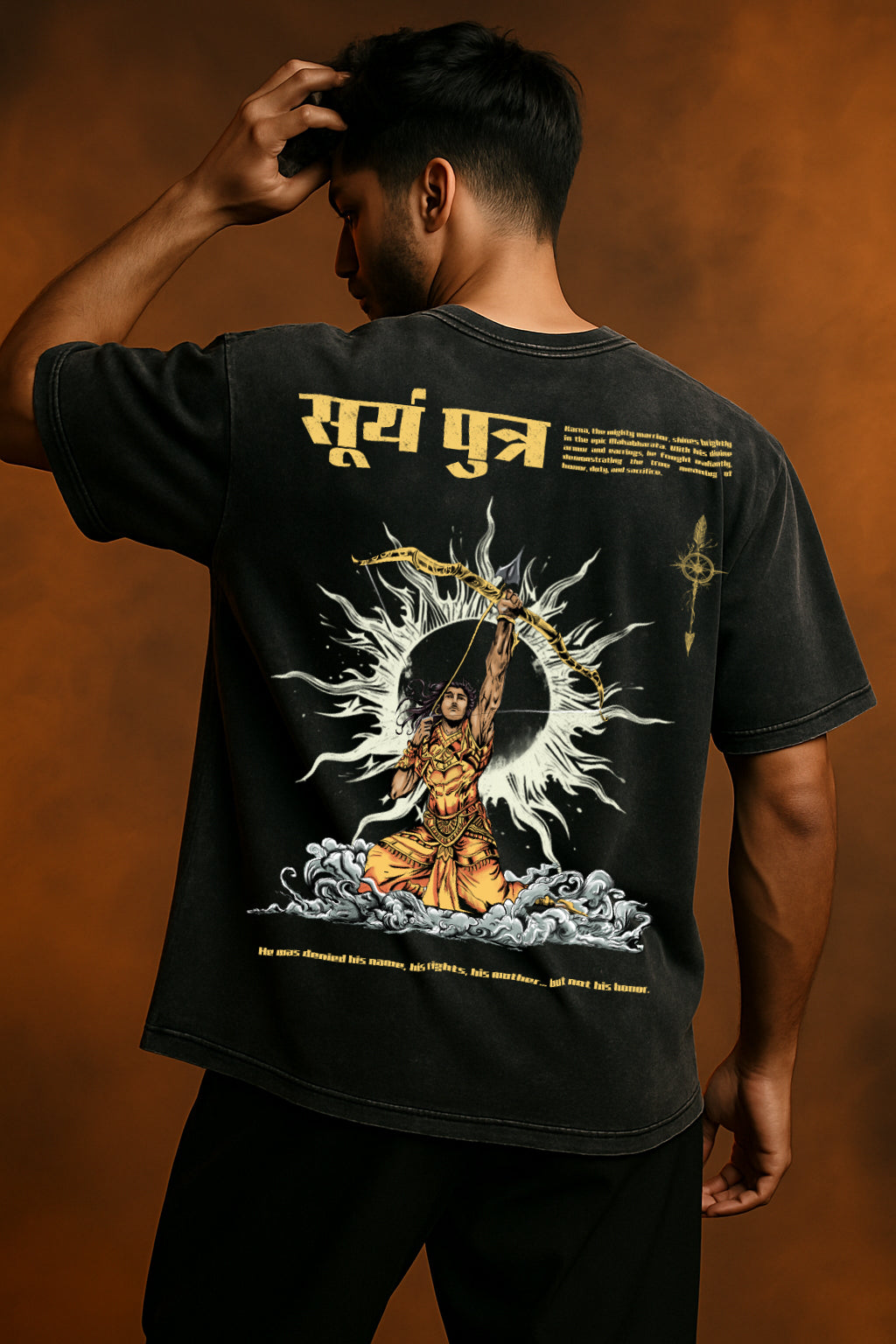 Surya Putra Karna Oversized T-Shirt – The Crazy Nation