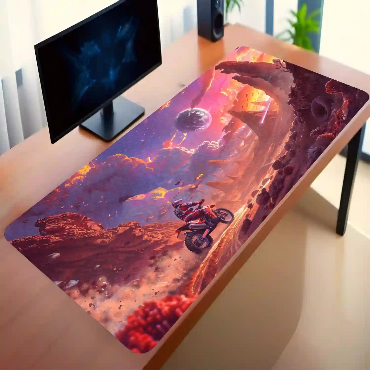 Alien Desert Ride Desk Mat