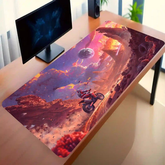 Alien Desert Ride Desk Mat