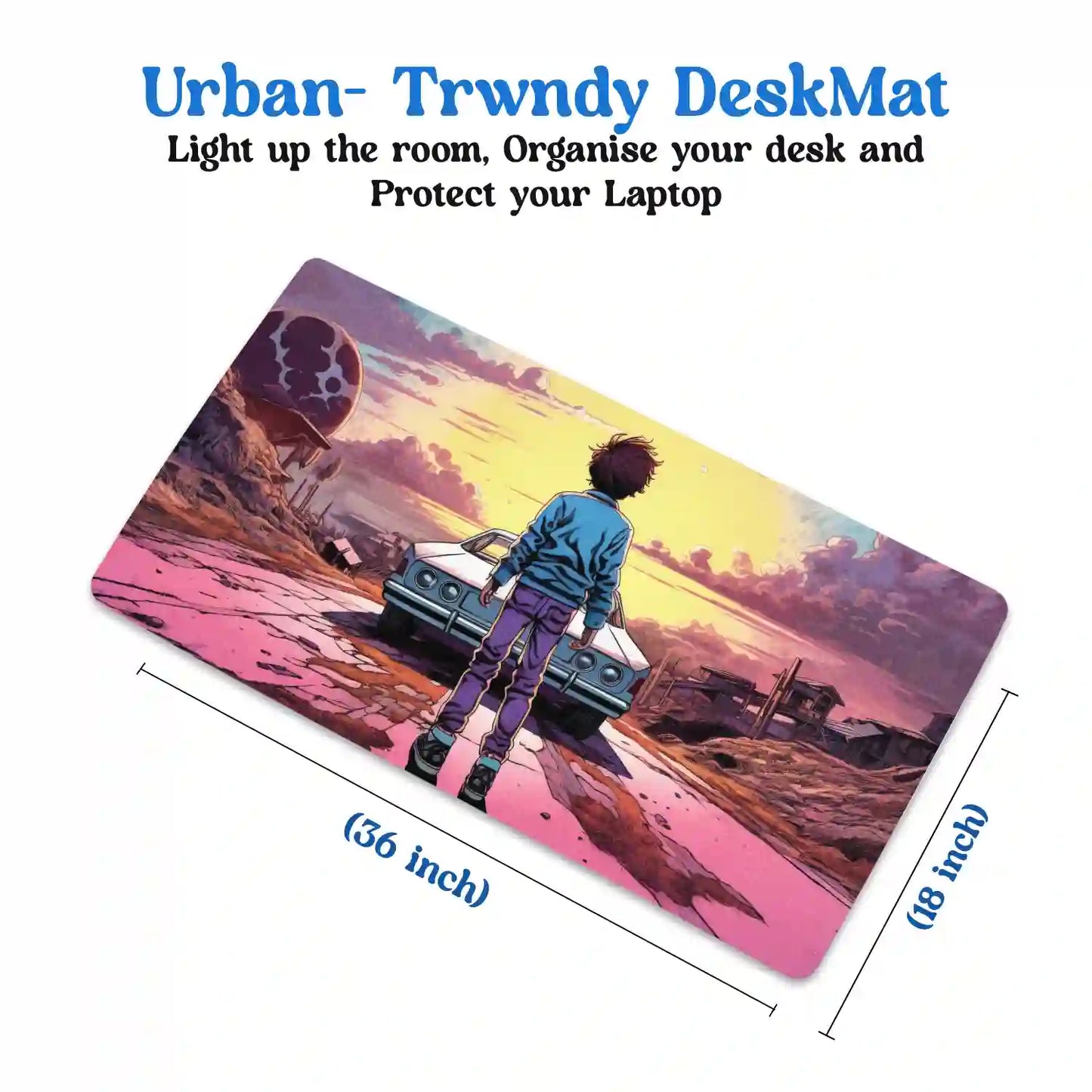 Journey into the Unknown Desk Mat