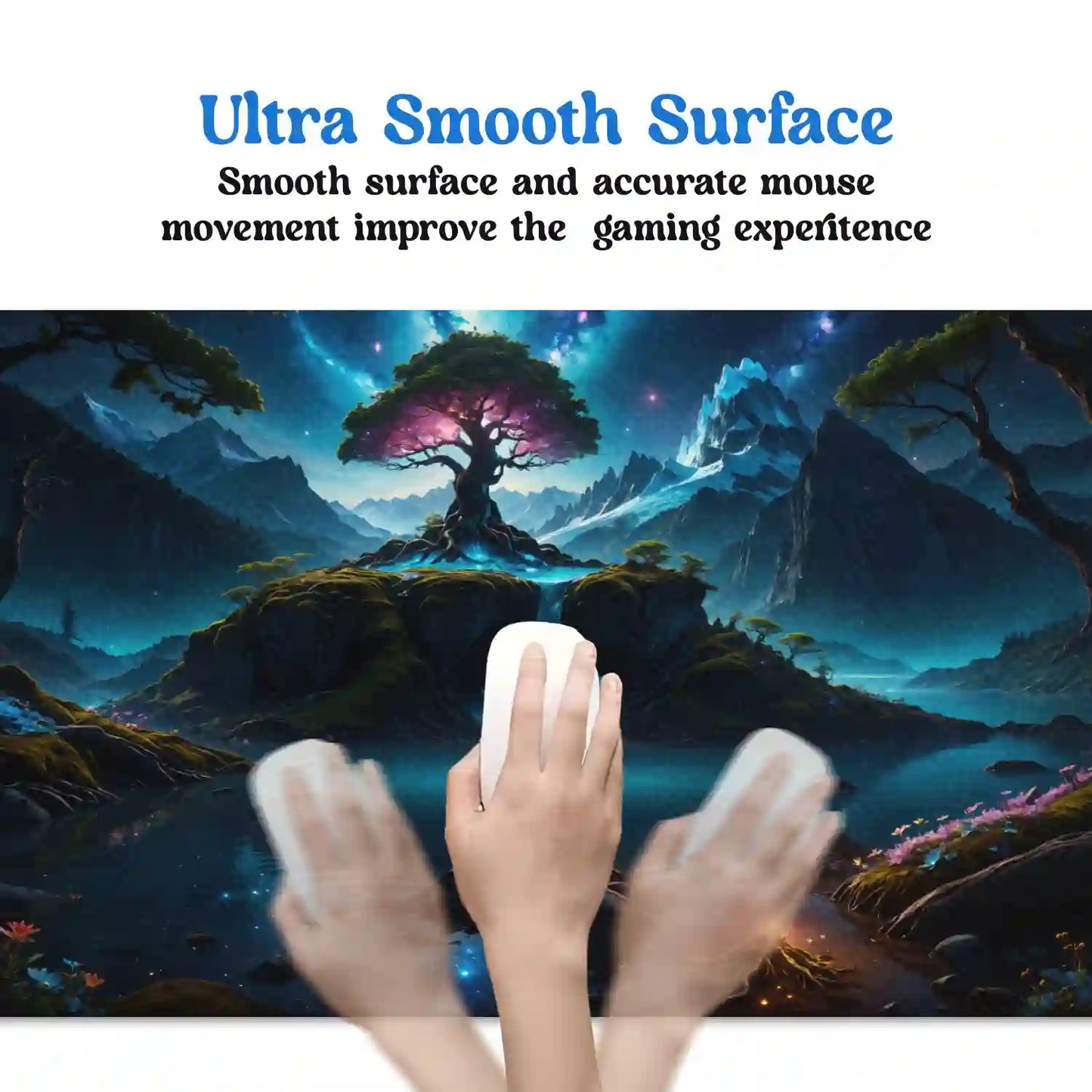 Moonlit Enchanted Tree Desk Mat