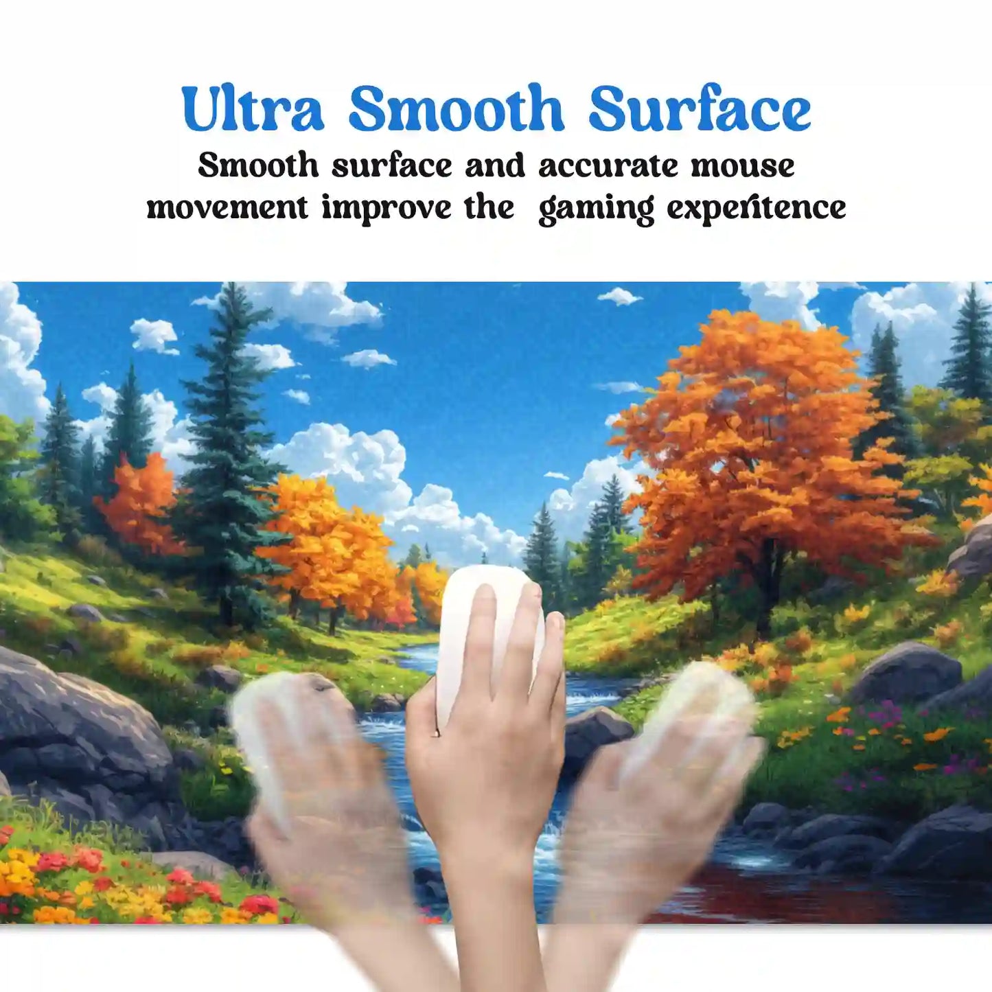 Autumn Stream Serenity Desk Mat