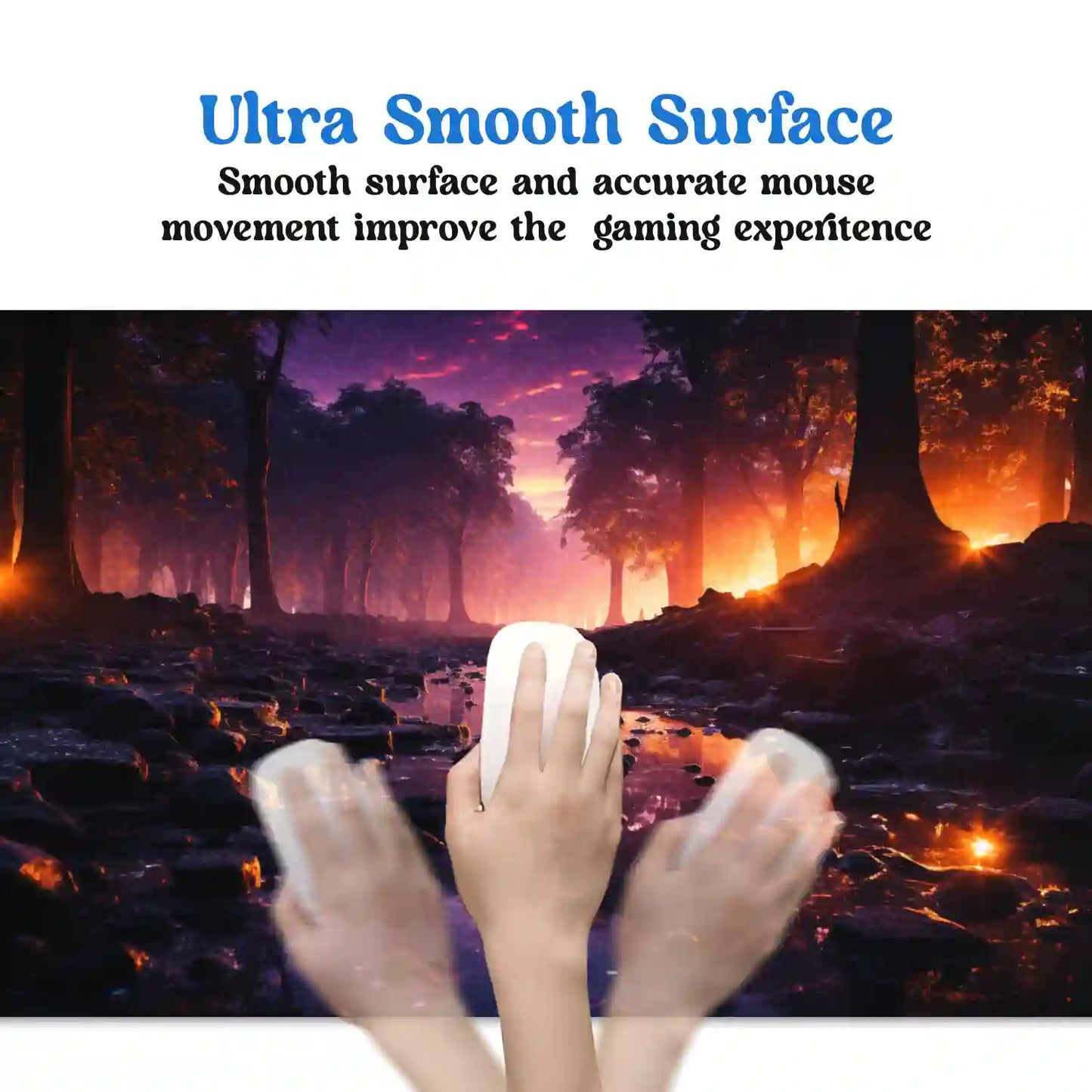 Enchanted Forest at Twilight Desk Mat