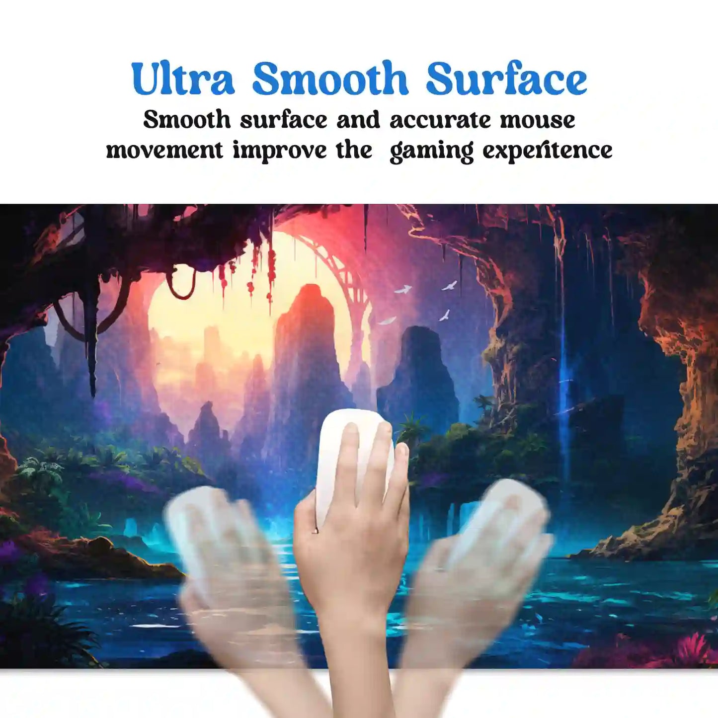 Enchanted Cavern Oasis Desk Mat