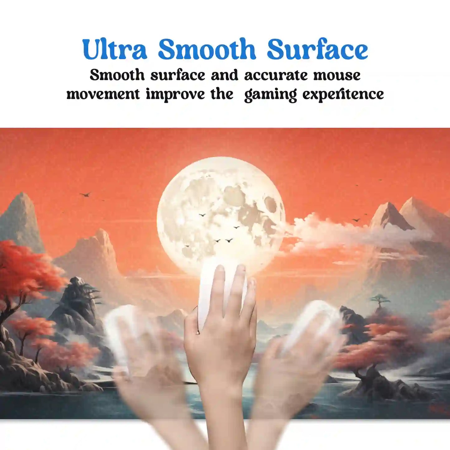 Moonlit Tranquility Desk Mat