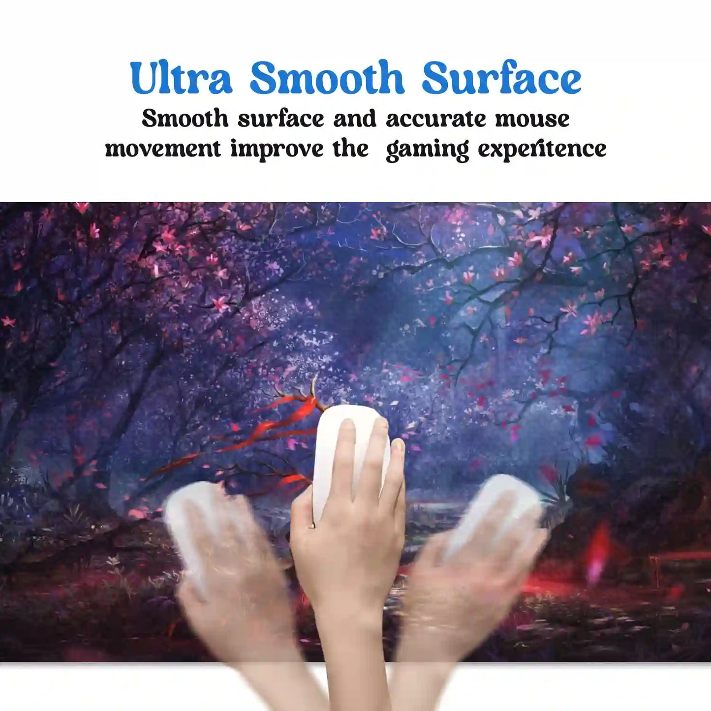 Enchanted Twilight Grove Desk Mat