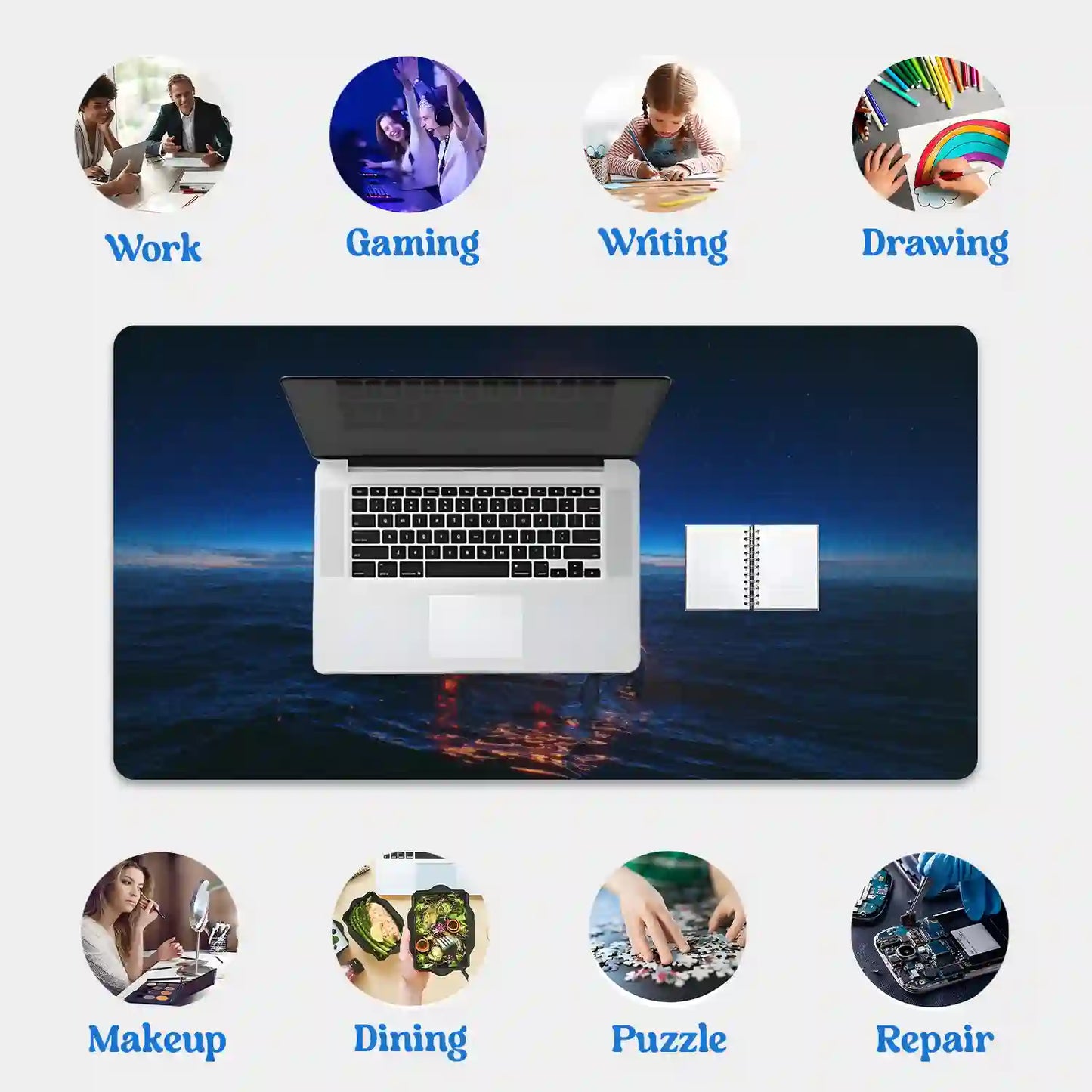 Moonlit Journey Desk Mat