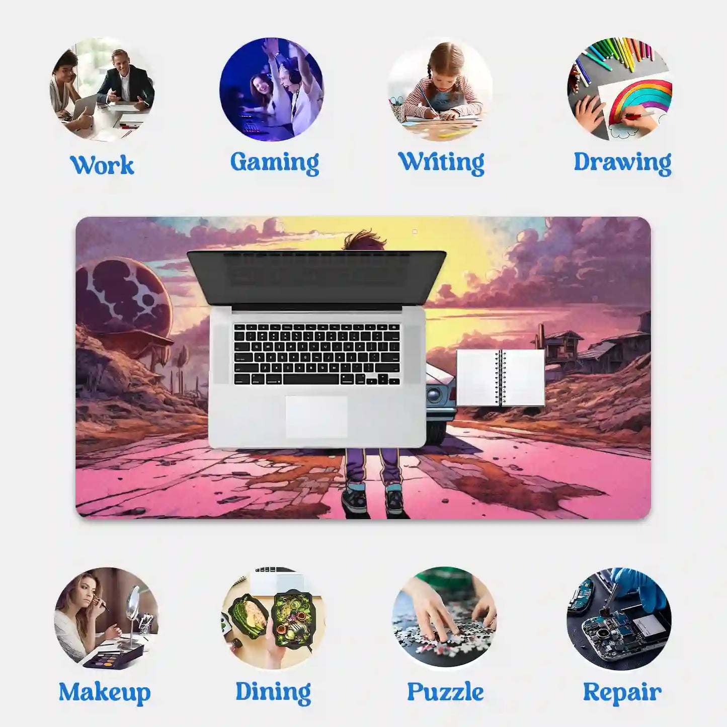 Journey into the Unknown Desk Mat