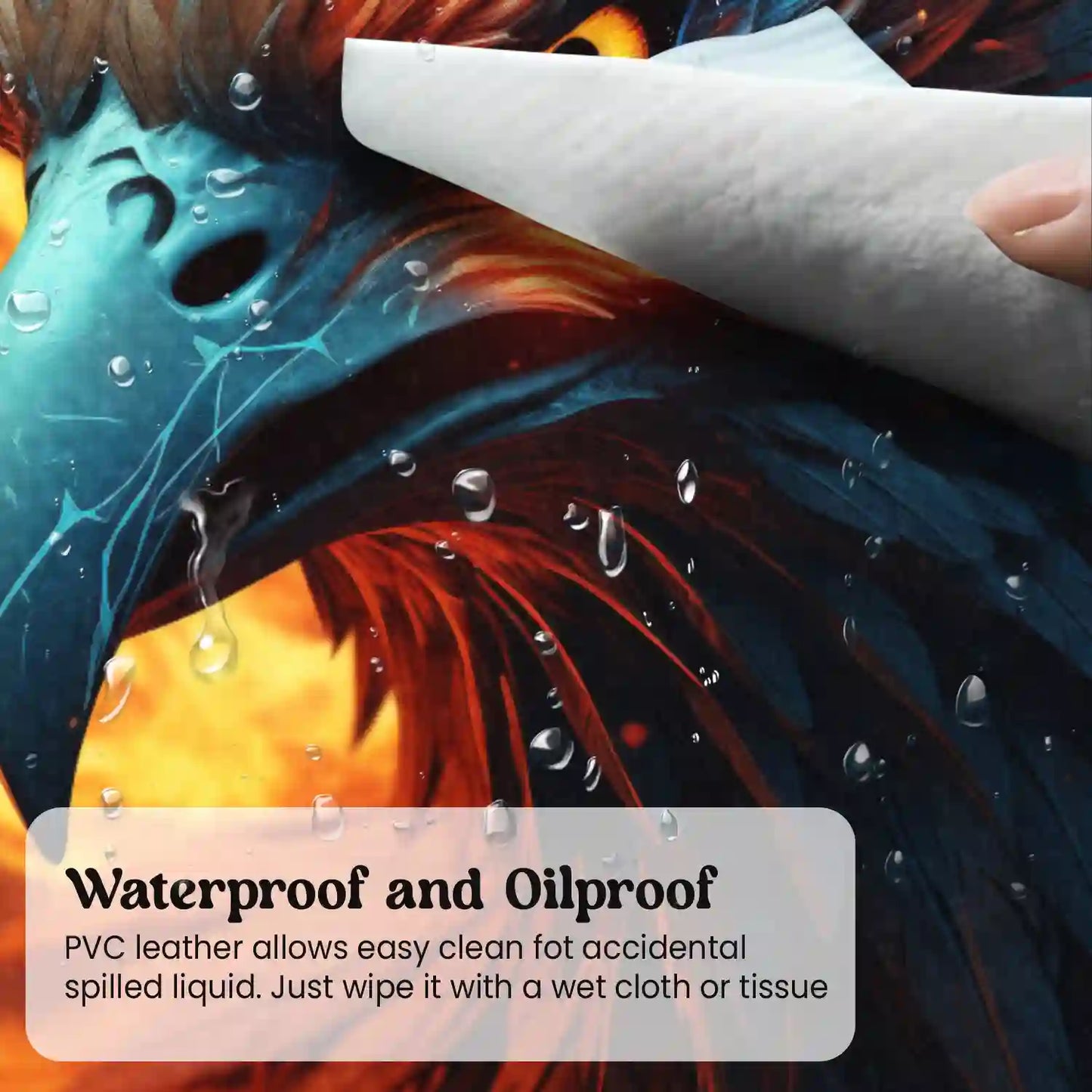 Ethereal Forest eagle Desk Mat