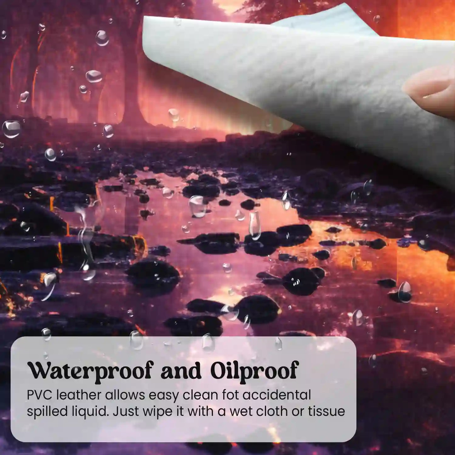 Enchanted Forest at Twilight Desk Mat