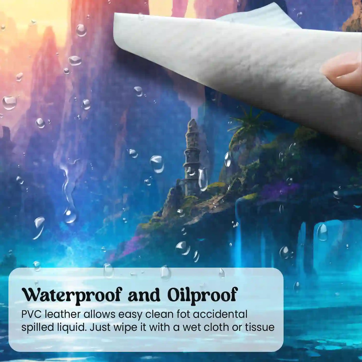 Enchanted Cavern Oasis Desk Mat