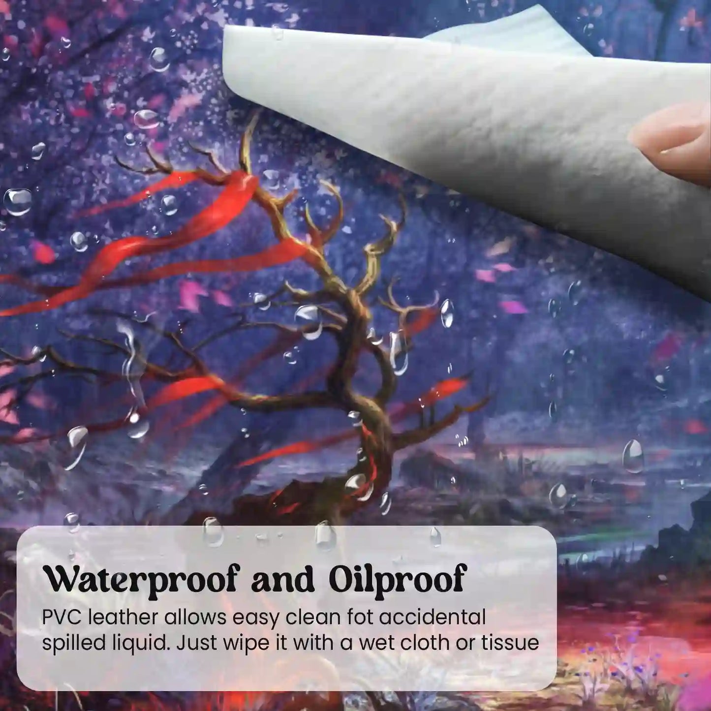 Enchanted Twilight Grove Desk Mat