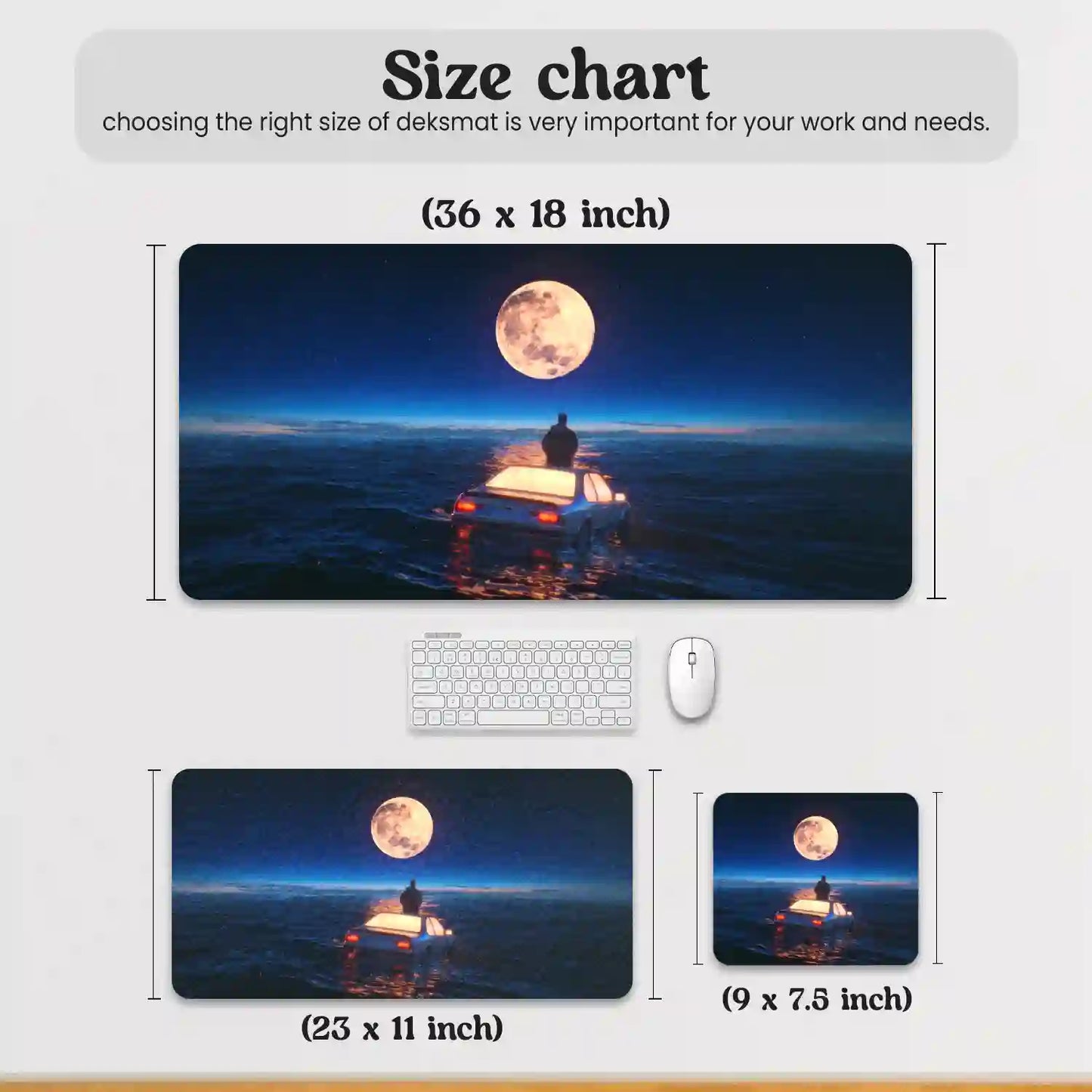 Moonlit Journey Desk Mat