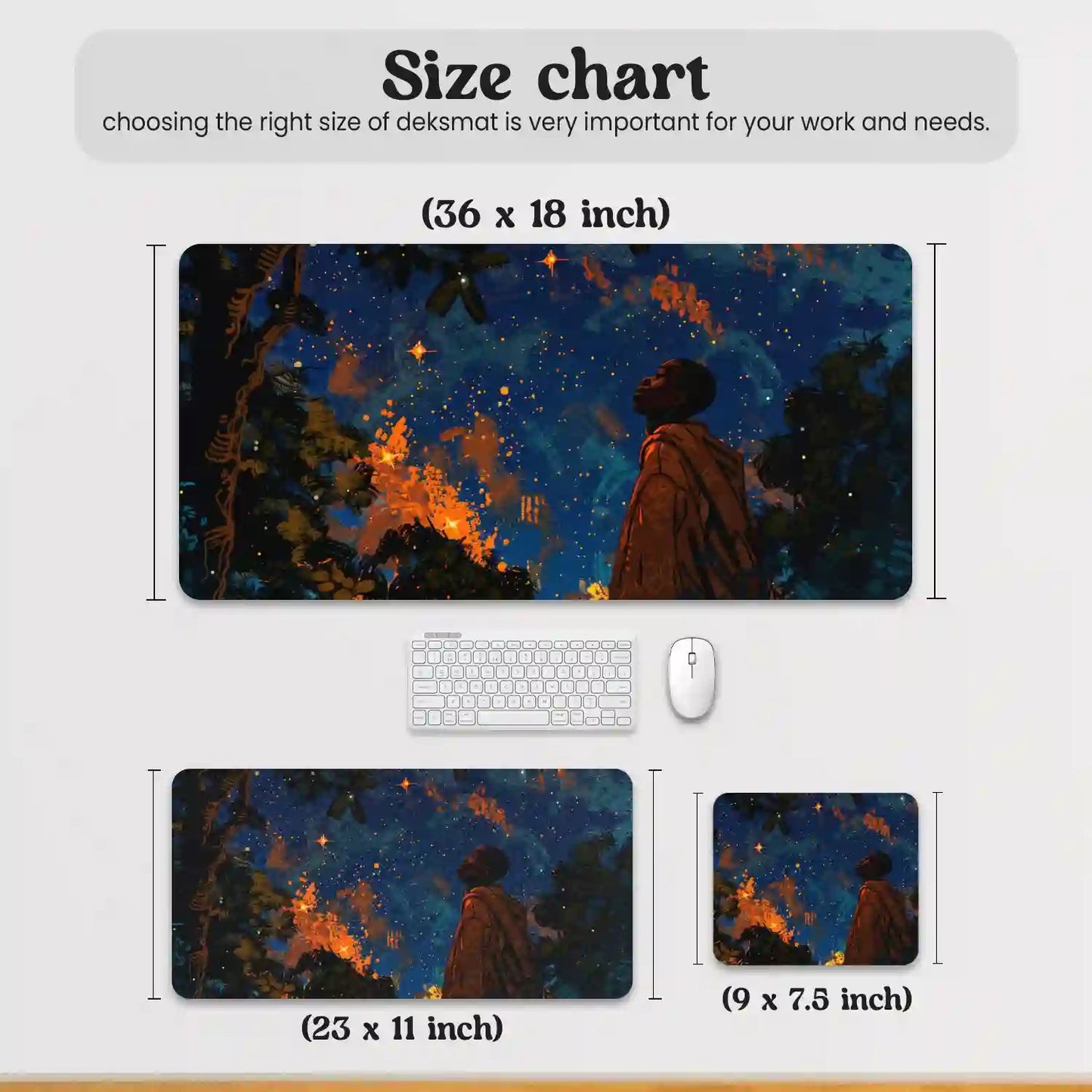 Stargazer's Dream Desk Mat