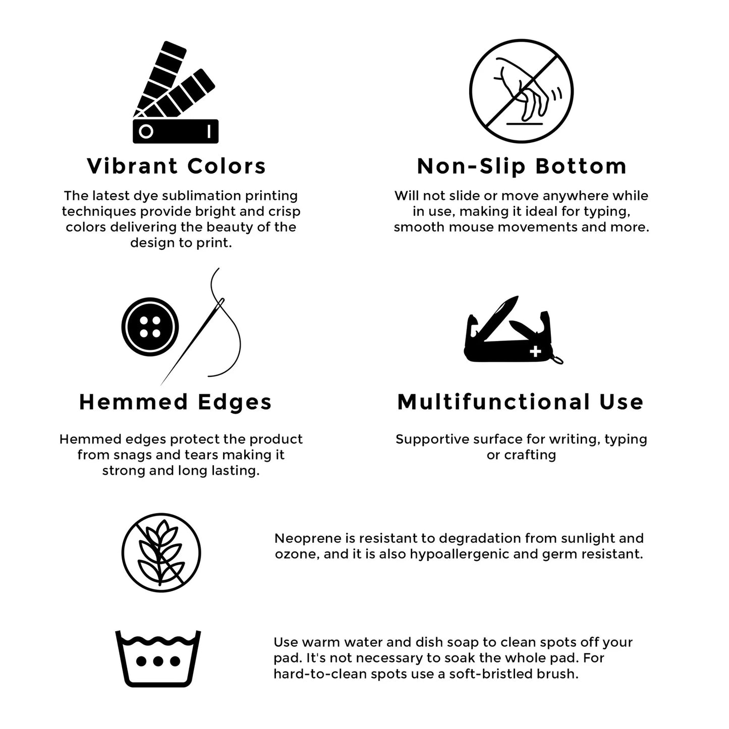 Autumn Cat Delight Stiched Desk Mat